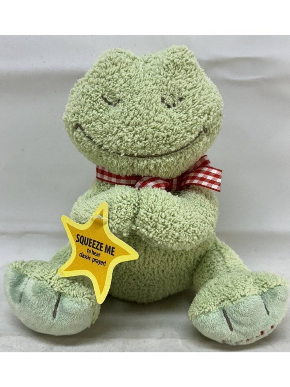 Vintage 2002 Prayer Friends Freddy Frog Bright Inspirations Kids II MUTE